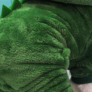Pet Cat Clothes Funny Dinosaur Costumes Coat Winter Warm Fleece Cat Clothing For Small Cats Kitten Hoodie Puppy Dog Clothes