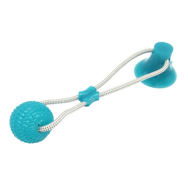 Multi-function Pet Molar Bite Fun Toy (TPR chewing ball for pet teeth cleaning)