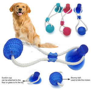 Multi-function Pet Molar Bite Fun Toy (TPR chewing ball for pet teeth cleaning)
