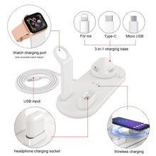 Load image into Gallery viewer, 4 in 1 Wireless Fast Charging Dock Station(For Apple Watch iPhone Airpods)
