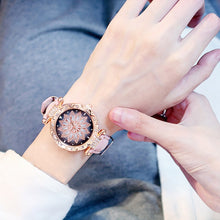 Load image into Gallery viewer, Ladies Bracelet Watch Casual Leather Quartz Wristwatch Relogio Feminino
