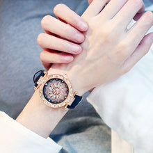 Load image into Gallery viewer, Ladies Bracelet Watch Casual Leather Quartz Wristwatch Relogio Feminino
