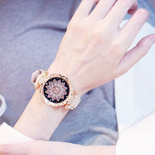 Load image into Gallery viewer, Ladies Bracelet Watch Casual Leather Quartz Wristwatch Relogio Feminino
