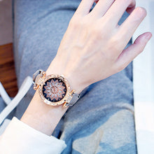 Load image into Gallery viewer, Ladies Bracelet Watch Casual Leather Quartz Wristwatch Relogio Feminino
