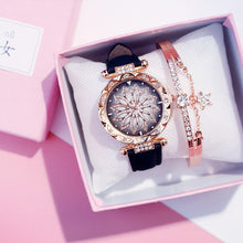 Load image into Gallery viewer, Ladies Bracelet Watch Casual Leather Quartz Wristwatch Relogio Feminino
