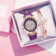 Load image into Gallery viewer, Ladies Bracelet Watch Casual Leather Quartz Wristwatch Relogio Feminino

