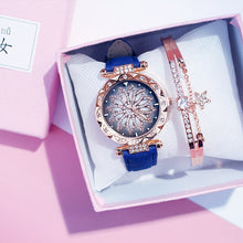 Load image into Gallery viewer, Ladies Bracelet Watch Casual Leather Quartz Wristwatch Relogio Feminino
