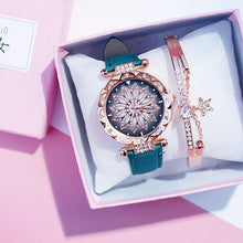 Load image into Gallery viewer, Ladies Bracelet Watch Casual Leather Quartz Wristwatch Relogio Feminino
