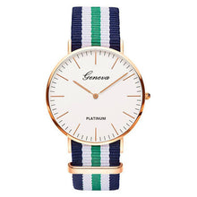 Load image into Gallery viewer, Pulseira de náilon estilo quartzo relógio feminino marca superior relógios moda casual relógio de pulso 2018 venda quente moda senhoras relógios
