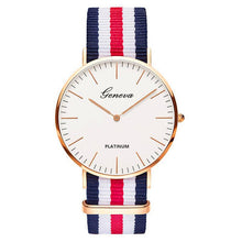 Load image into Gallery viewer, Pulseira de náilon estilo quartzo relógio feminino marca superior relógios moda casual relógio de pulso 2018 venda quente moda senhoras relógios
