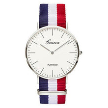 Load image into Gallery viewer, Pulseira de náilon estilo quartzo relógio feminino marca superior relógios moda casual relógio de pulso 2018 venda quente moda senhoras relógios
