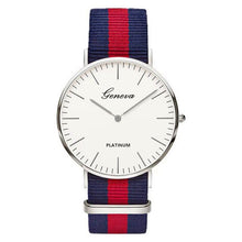 Load image into Gallery viewer, Pulseira de náilon estilo quartzo relógio feminino marca superior relógios moda casual relógio de pulso 2018 venda quente moda senhoras relógios
