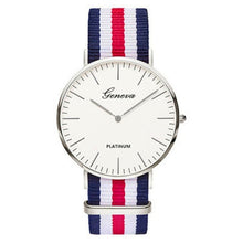 Load image into Gallery viewer, Pulseira de náilon estilo quartzo relógio feminino marca superior relógios moda casual relógio de pulso 2018 venda quente moda senhoras relógios
