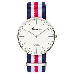 Pulseira de náilon estilo quartzo relógio feminino marca superior relógios moda casual relógio de pulso 2018 venda quente moda senhoras relógios