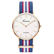 Load image into Gallery viewer, Pulseira de náilon estilo quartzo relógio feminino marca superior relógios moda casual relógio de pulso 2018 venda quente moda senhoras relógios
