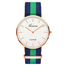 Load image into Gallery viewer, Pulseira de náilon estilo quartzo relógio feminino marca superior relógios moda casual relógio de pulso 2018 venda quente moda senhoras relógios
