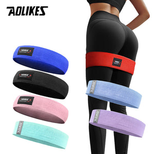 AOLIKES, Unisex, banda para el trasero, banda de resistencia, banda de entrenamiento, ejercicio para piernas, muslo, Glute, Butt Squat, bandas, diseño antideslizante